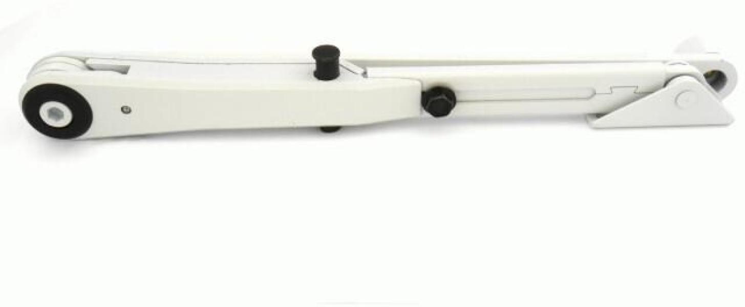 ARDEBO.de Burg Wächter TZB 2060 W Türschließer-Zubehör, Feststellarm für TS 2000 und TS 4000 V, Stahl, weiß (18490)