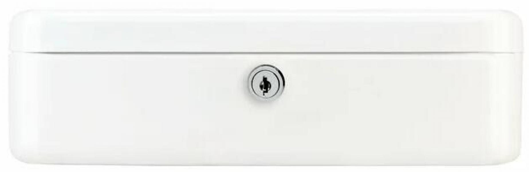 ARDEBO.de Burg Wächter ZK 2257 EURO Geldzählkassette, herausnehmbarer Einsatz, flache Bauweise, Breite 255mm, weiß (28730)