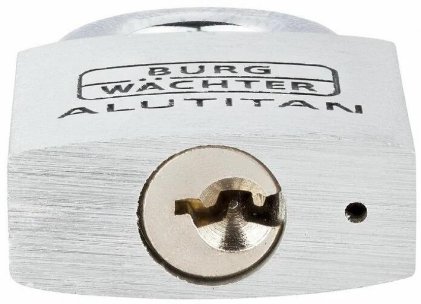 Burg Wächter Duo 770 30 SB Alutitan Vorhängeschloss-Set, Aluminium (36151)