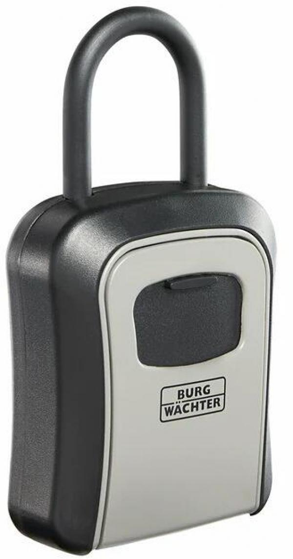Burg Wächter KEY SAFE 50 SB Schlüsseltresor für Schlüssel bis 8cm Länge, 0,76L, mit Befestigungsbügel, Zinkdruckguss (39900)