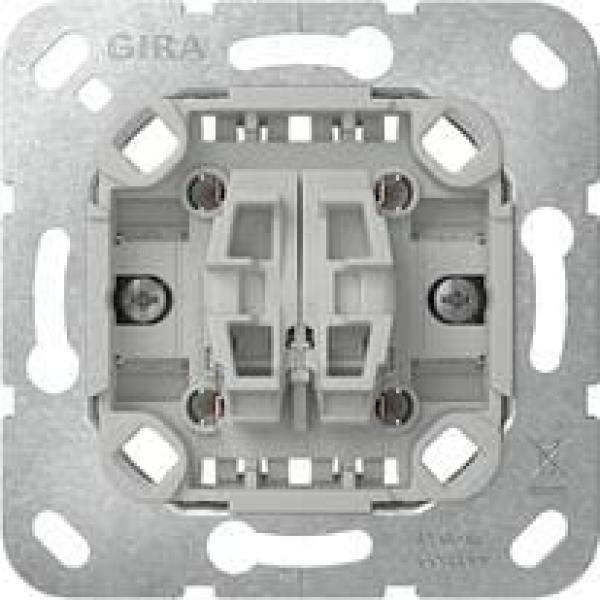 ARDEBO.de Gira 383800 Tastschalter-Einsatz ohne Befestigungskrallen, Wechselschalter, 10AX, 250V