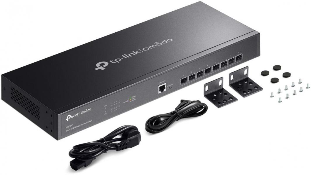 ARDEBO.de TP-Link Omada 8-Port 10GE SFP+ L2+ Managed Switch (SX3008F)
