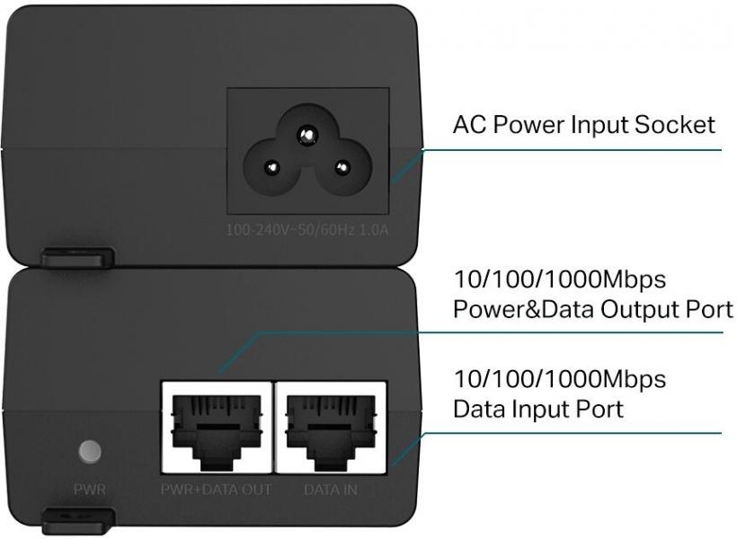 TP-Link PoE+ Injector (PoE160S)
