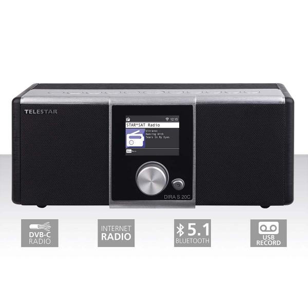 Telestar DIRA S 20 C Kabel (DVB-C) und Internet Stereo Radio