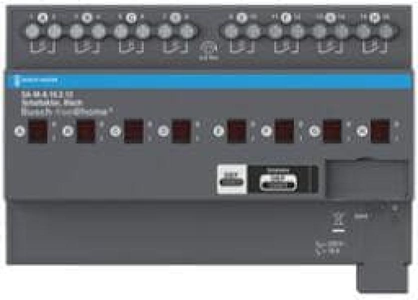 ARDEBO.de Busch Jaeger SA-M-8.16.2.12 Schaltaktor, 8fach 16 A, REG für Busch-free@home® (2CDG510026R0021)