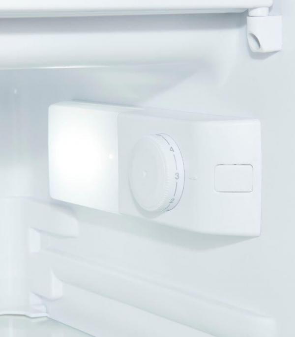 Exquisit EKS131-4-E-040D Einbaukühlschrank mit Gefrierfach, Nischenhöhe: 87,6 cm, 118 L, LED Beleuchtung