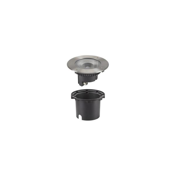 SLV ROCCI 200 Outdoor Bodeneinbauleuchte, LED, 3000K, IP67, rund, edelstahl 316 (1006104)