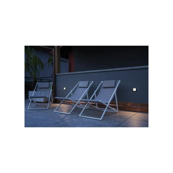 SLV DOWNUNDER OUT L Wandeinbauleuchte, LED, 3000K, anthrazit (233615)
