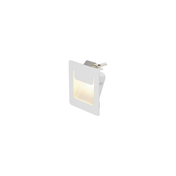 ARDEBO.de SLV DOWNUNDER PUR 80 Wandeinbauleuchte, LED, 3000K, eckig, weiß, inkl. Blattfedern (151950)