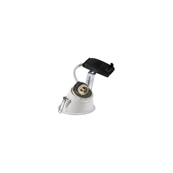 SLV HORN-A Einbauleuchte, QPAR51, rund, weiß, max. 25W, inkl. Clipfedern (113151)