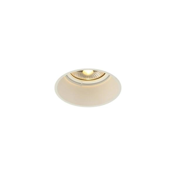 ARDEBO.de SLV HORN-T Einbauleuchte, QPAR111, rund, weiß, max. 75W, inkl. Clipfedern (113171)