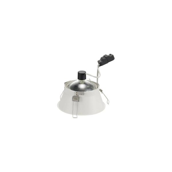 SLV HORN-T Einbauleuchte, QPAR111, rund, weiß, max. 75W, inkl. Clipfedern (113171)
