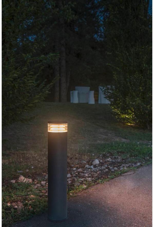 SLV M-POL 60 Pole, Poller für Leuchtenkopf, Höhe 53,4cm, IP65, Aluminium, anthrazit (1006380)
