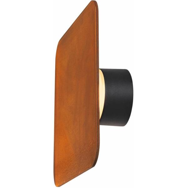 SLV RUSTY MANA Leuchtenschirm, eckig, 280x280mm, rostfarben (1006317)