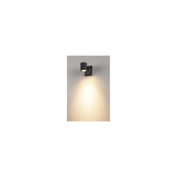 SLV MYRA WALL Outdoor Wand- und Deckenleuchte, einflammig, QPAR51, IP55, anthrazit, max. 50W (233105)