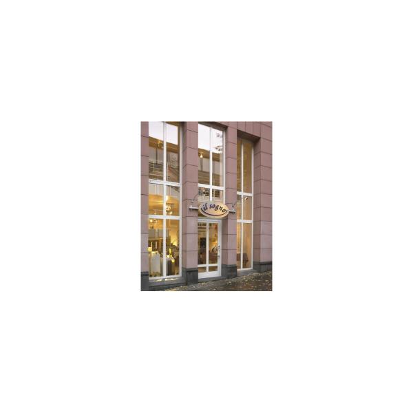 SLV MYRA DISPLAY Outdoor Wandleuchte, QPAR51, IP55, grau, gewölbt, max. 50W (233134)