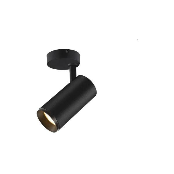 ARDEBO.de SLV NUMINOS SPOT PHASE M, Indoor, LED, Deckenaufbauleuchte, 2700K, 36°, schwarz/schwarz (1004195)