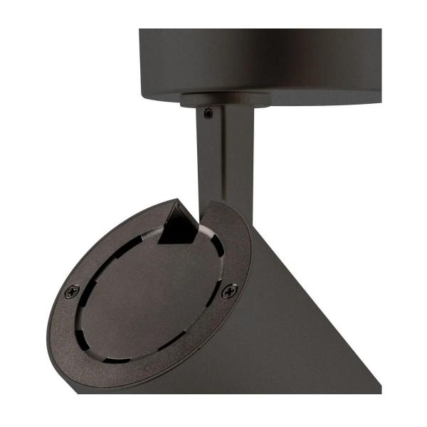 SLV NUMINOS SPOT PHASE M, Indoor, LED, Deckenaufbauleuchte, 2700K, 36°, schwarz/schwarz (1004195)