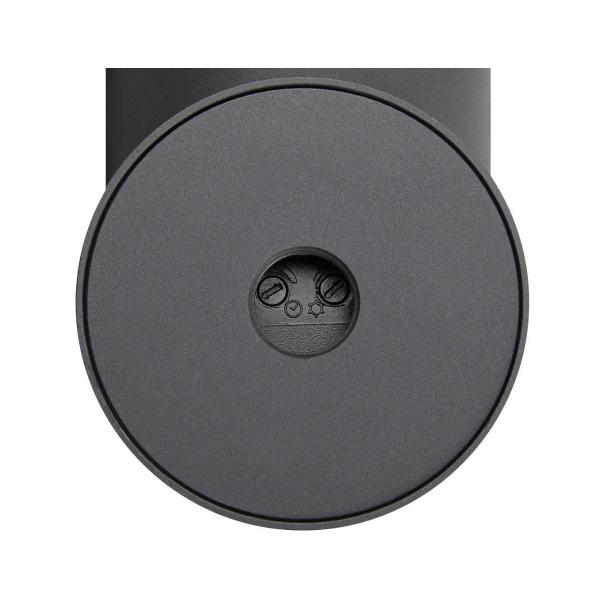 SLV OVALISK SENSOR LED Wandaufbauleuchte mit Bewegungsmelder, CCT switch 3000/4000K, IP65, anthrazit (1004679)