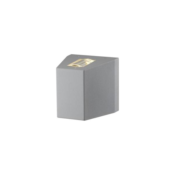 SLV OUT-BEAM Outdoor Wandleuchte, LED, 3000K, Beam up/Flood down, grau (229664)