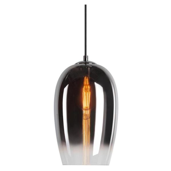 ARDEBO.de SLV PANTILO OVAL PD Pendelleuchte, E27, max. 15W, Glas, chrom (1006398)