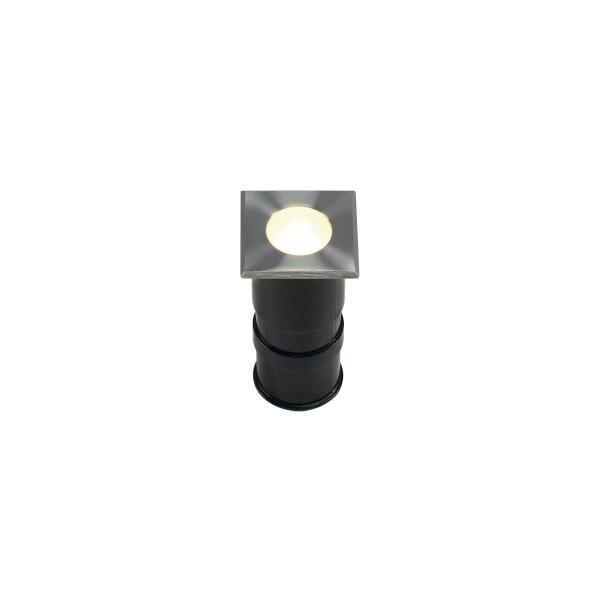 ARDEBO.de SLV POWER TRAIL-LITE 47 Outdoor Bodeneinbauleuchte, LED, 3000K, IP67, eckig, edelstahl 316 (228342)