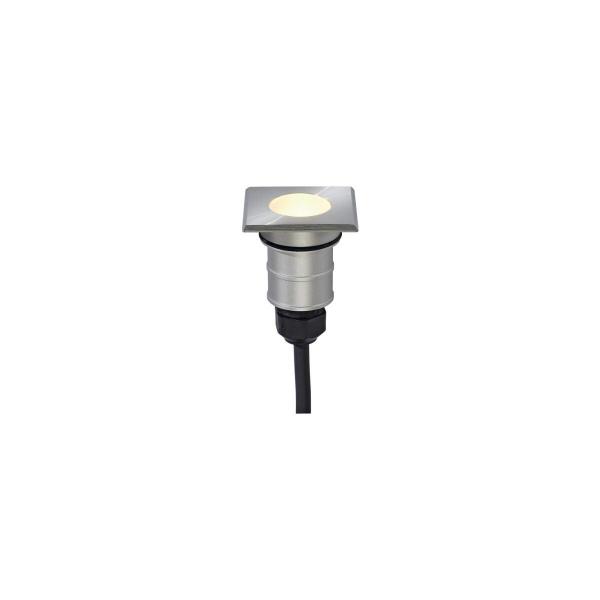 SLV POWER TRAIL-LITE 47 Outdoor Bodeneinbauleuchte, LED, 3000K, IP67, eckig, edelstahl 316 (228342)