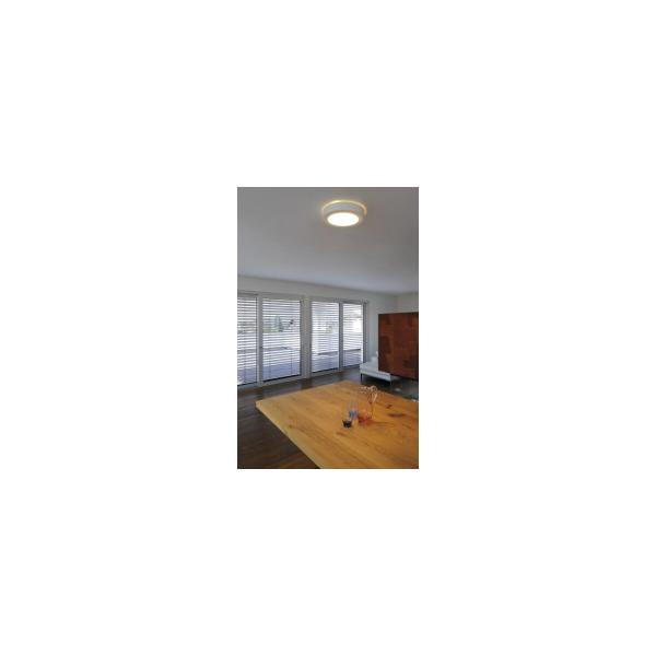 SLV PLASTRA 105 Deckenleuchte, TC-DSE, rund, weiß, Gips, max. 50 W (148001)