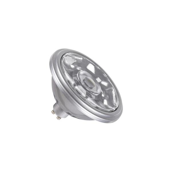 ARDEBO.de SLV QPAR111 GU10 LED Leuchtmittel, 12,5W, 4000K, CRI90, 10°, silber (1005281)