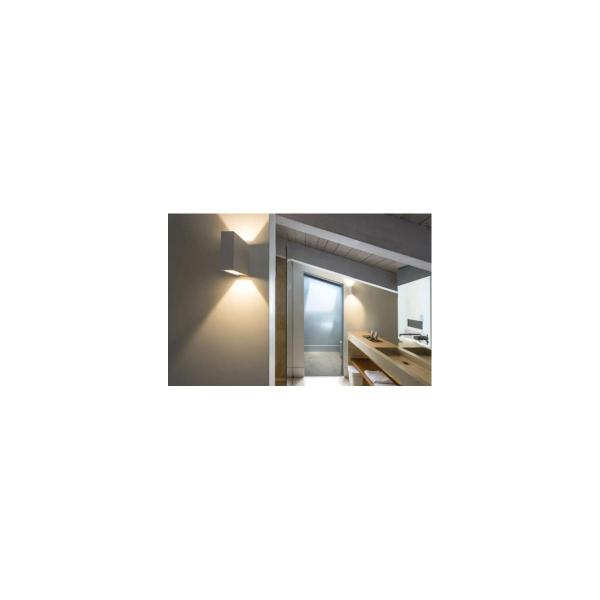 SLV QUAD BIG UP/DOWN Wandleuchte, LED, 3000K, IP44, eckig, weiß (232441)