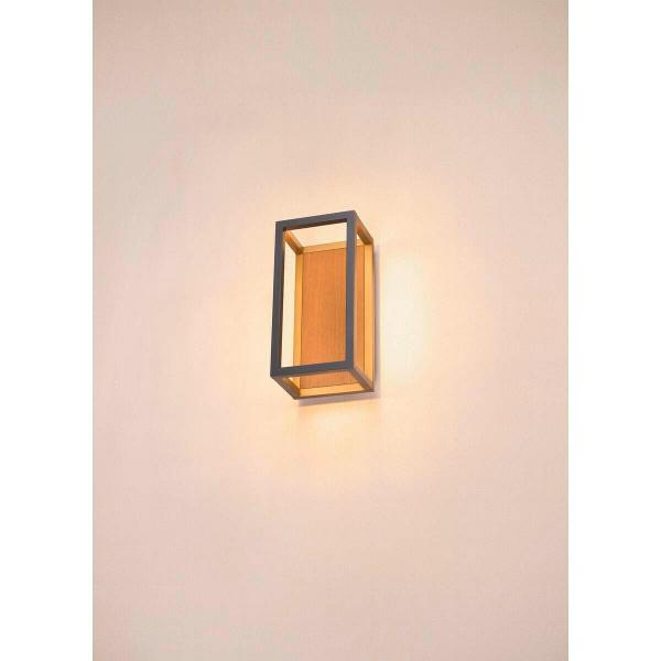 SLV QUADRULO Outdoor Wandaufbauleuchte, LED, 3000K, IP55, anthrazit (1007207)