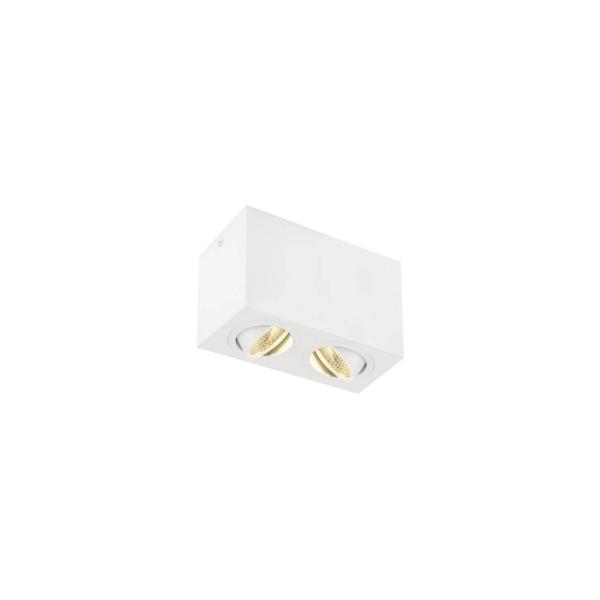 ARDEBO.de SLV TRILEDO Double LED Indoor Deckenaufbauleuchte, weiß, 3000K, 14W (1002008)