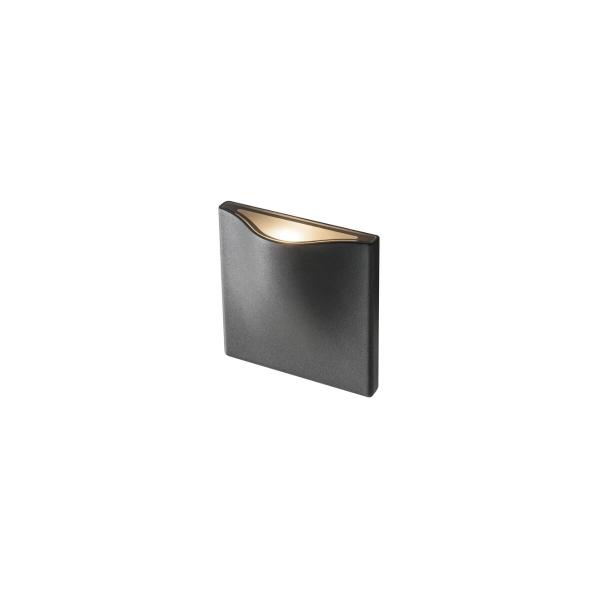 ARDEBO.de SLV VILUA S Outdoor Wandaufbauleuchte, anthrazit, 3000K, IP54, 100°, 405lm (1002503)