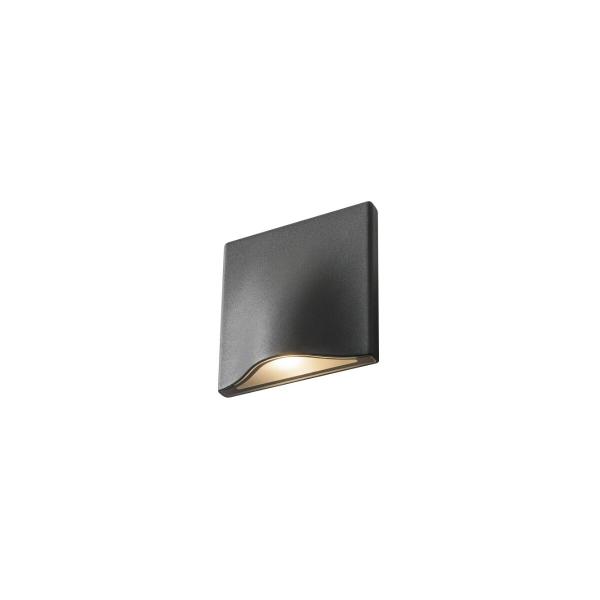 SLV VILUA S Outdoor Wandaufbauleuchte, anthrazit, 3000K, IP54, 100°, 405lm (1002503)