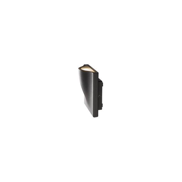 SLV VILUA S Outdoor Wandaufbauleuchte, anthrazit, 3000K, IP54, 100°, 405lm (1002503)