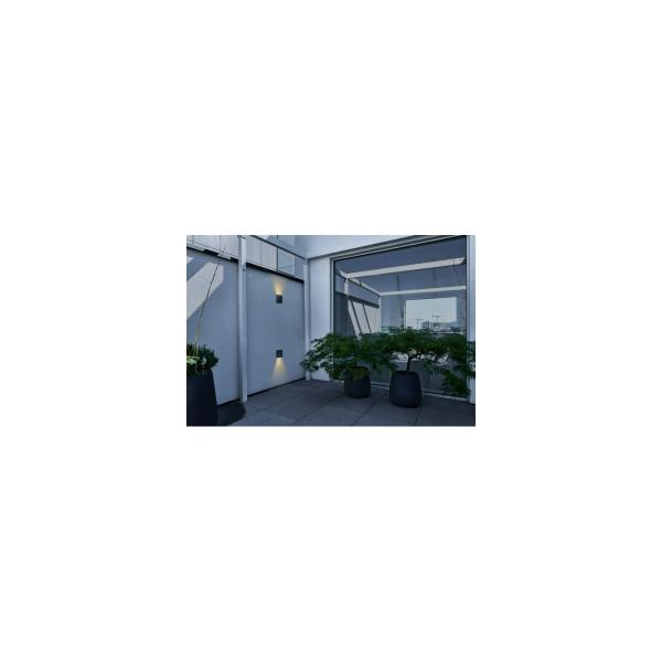 SLV VILUA S Outdoor Wandaufbauleuchte, anthrazit, 3000K, IP54, 100°, 405lm (1002503)