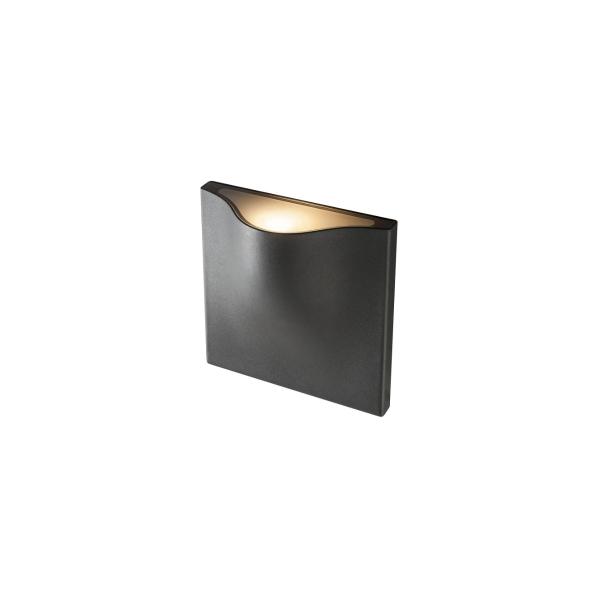 ARDEBO.de SLV VILUA L Outdoor Wandaufbauleuchte, anthrazit, 3000K, IP54, 100°, 810lm (1002504)