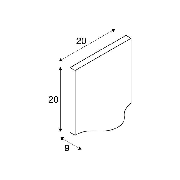 SLV VILUA L Outdoor Wandaufbauleuchte, anthrazit, 3000K, IP54, 100°, 810lm (1002504)