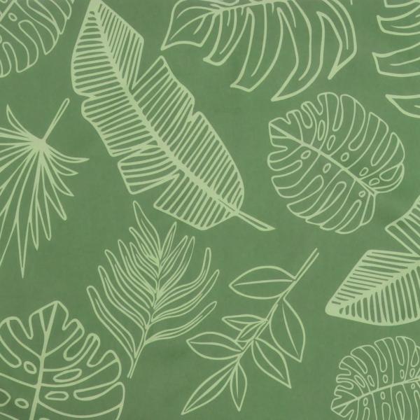 Palettenkissen Blattmuster 120x40x12 cm Stoff