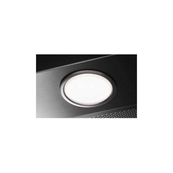 AEG DGE5861HM Lüfterbaustein, 77cm breit, Abluft/Umluft möglich, 3 Leistungsstufen, 1 Intensivstufe, Hob²Hood-Funktion, Edelstahl