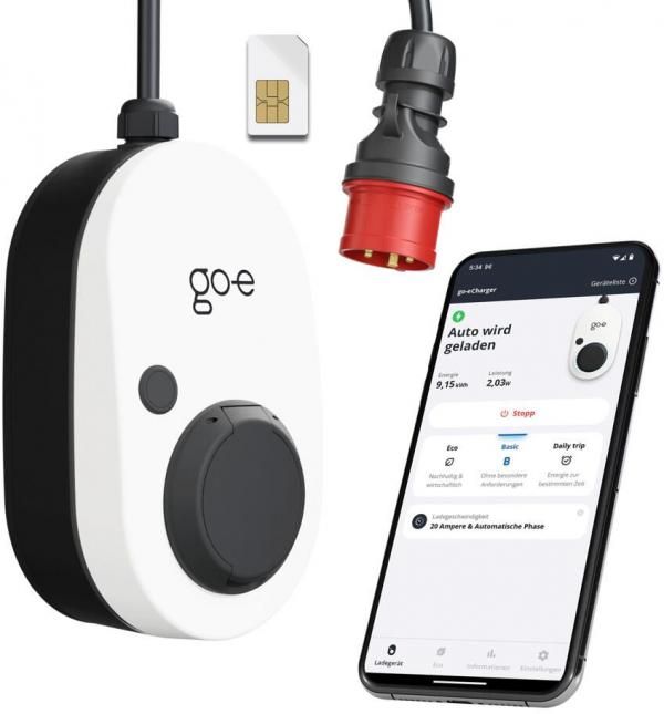 go-e Charger Gemini flex 2.0 Wallbox, 11 kW, weiß (CH-05-11-01)