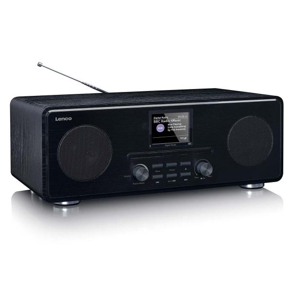 DAB+ FM-Radio mit CD-MP3-Player Bluetooth® Schwarz