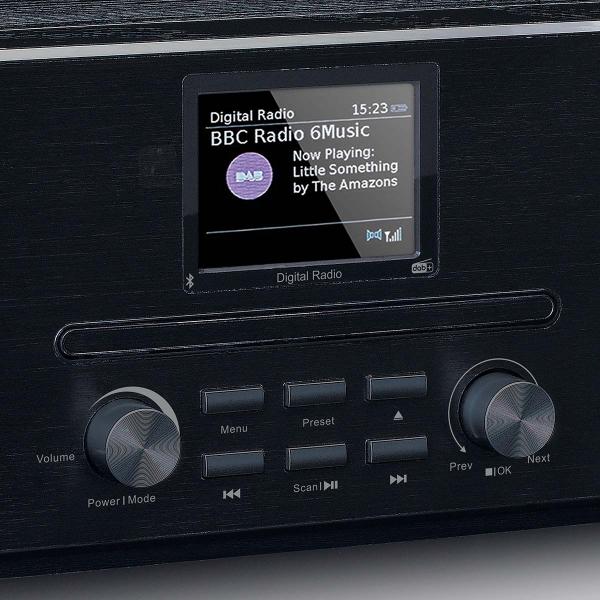 DAB+ FM-Radio mit CD-MP3-Player Bluetooth® Schwarz