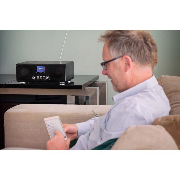 DAB+ FM-Radio mit CD-MP3-Player Bluetooth® Schwarz
