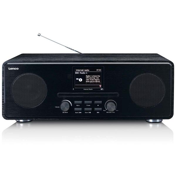 Internet / DAB+ / FM Radio mit CD-Player und Bluetooth® Schwarz