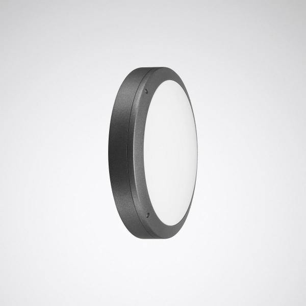 ARDEBO.de Trilux Skeo Circ MultiLC WD2 1G1Y ET Runde, dekorative LED-Anbauleuchte für Wand- und Deckenmontage, anthrazit (7113140)