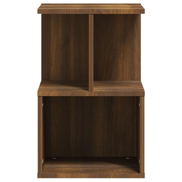Nachttische 2 Stk. Braun Eichen-Optik 35x35x55 cm Holzwerkstoff