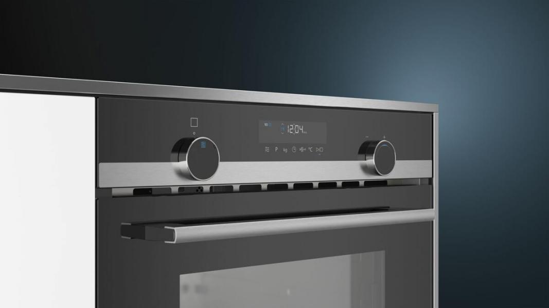 Siemens CM585AGS1 iQ500 Einbau Mikrowelle, 900 W, 44L, cookControl15, Heißluft, Edelstahl