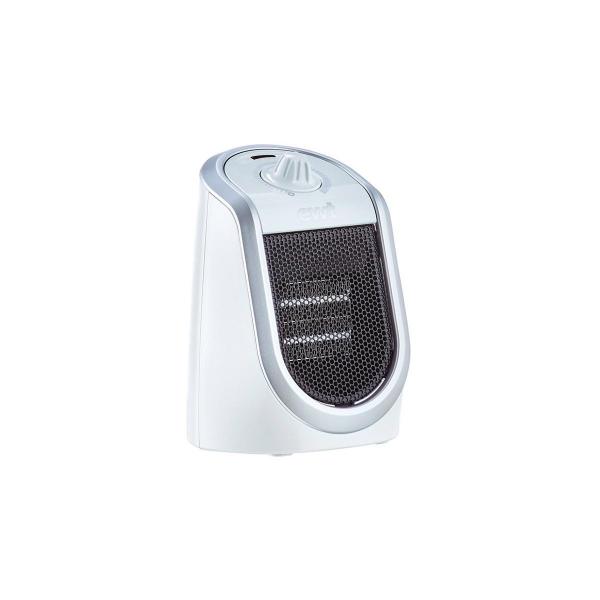 ARDEBO.de EWT Keramik Heizlüfter DDF 250 W, Tisch Heizlüfter, USB Anschluss, weiß (377480)