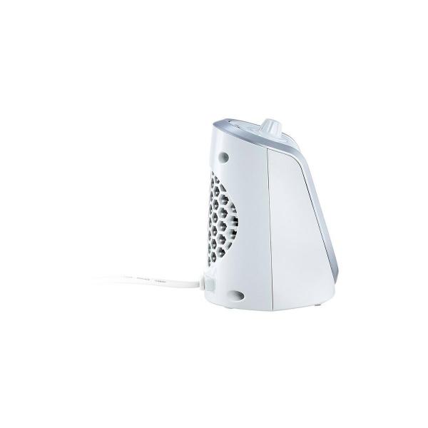 EWT Keramik Heizlüfter DDF 250 W, Tisch Heizlüfter, USB Anschluss, weiß (377480)